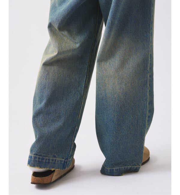 JOURNAL STANDARD relume「ワイドストレート ブラスト デニム スラックス」|デニム|