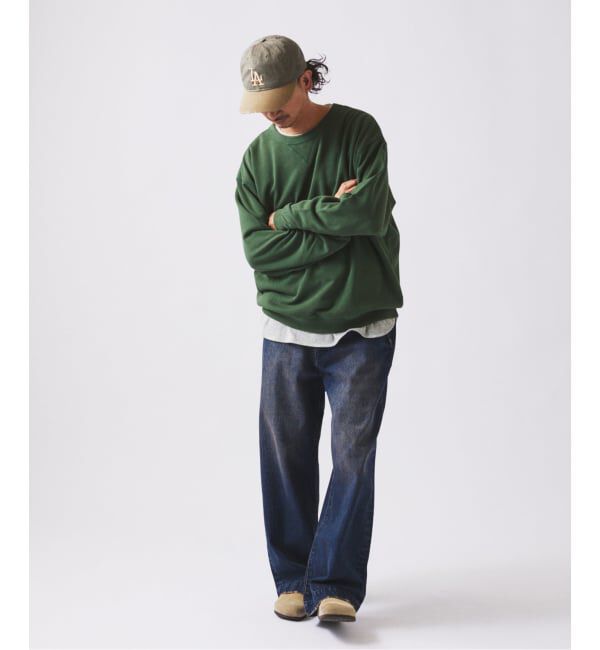 JOURNAL STANDARD relume「ワイドストレート ブラスト デニム スラックス」|デニム|