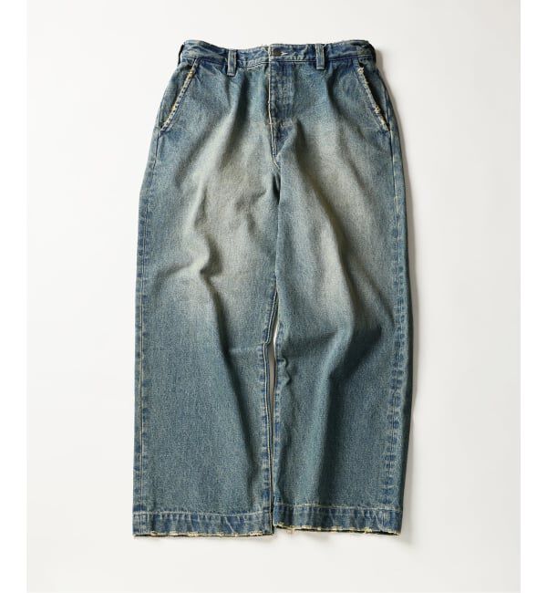 JOURNAL STANDARD relume「ワイドストレート ブラスト デニム スラックス」|デニム|