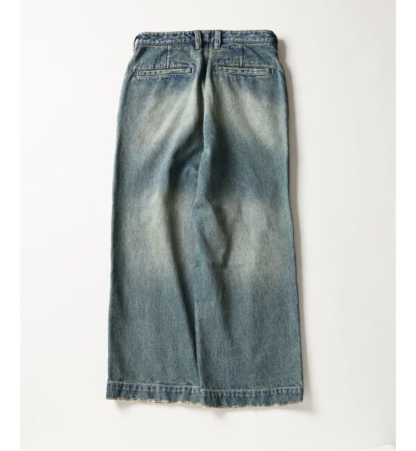 JOURNAL STANDARD relume「ワイドストレート ブラスト デニム スラックス」|デニム|