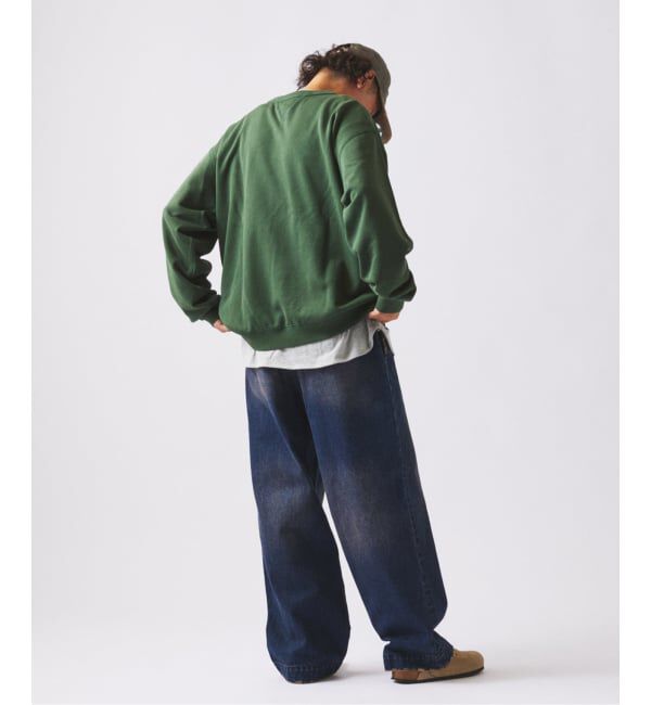 JOURNAL STANDARD relume「ワイドストレート ブラスト デニム スラックス」|デニム|