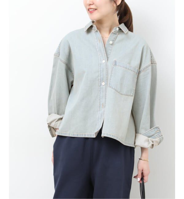 JOURNAL STANDARD relume「クロップドデニムシャツ」|シャツ・ブラウス|