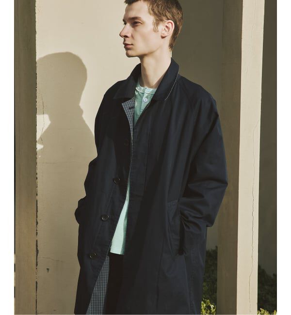 JOURNAL STANDARD「チェック リバーシブル ステンカラー コート」|ステンカラーコート|