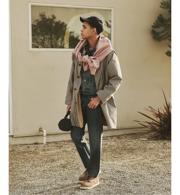 JOURNAL STANDARD「チェック リバーシブル ステンカラー コート」|ステンカラーコート|