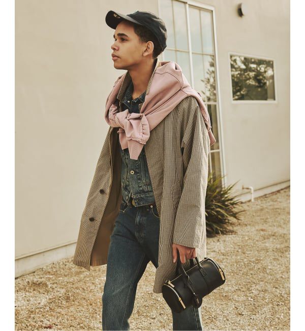 JOURNAL STANDARD「チェック リバーシブル ステンカラー コート」|ステンカラーコート|