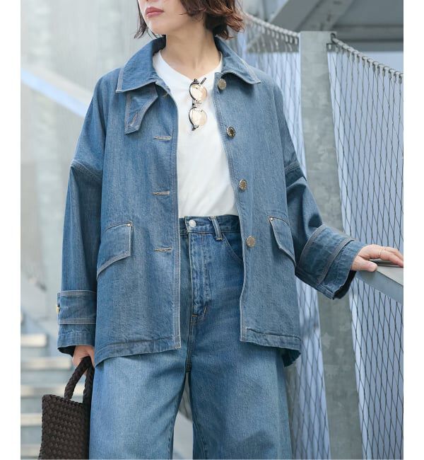 journal standard L'essage「【MACKINTOSH/マッキントッシュ】別注 HUMBIE DENIM JACKET MB：コート2」|ステンカラーコート|