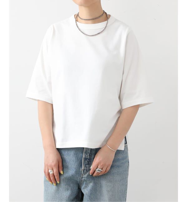 journal standard luxe「クラシックテンジク クルーネックT」|Tシャツ・カットソー|ホワイト