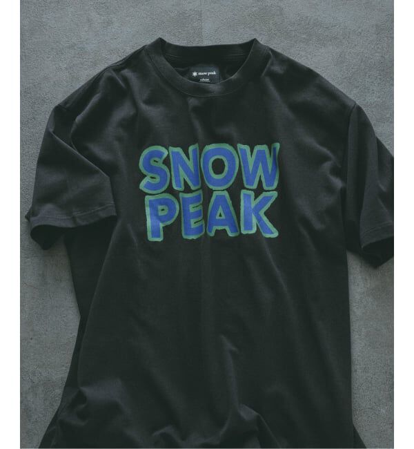 JOURNAL STANDARD relume「《予約》SNOW PEAK / スノーピーク 別注 マルチカラーロゴ プリントTシャツ」|Tシャツ・カットソー|