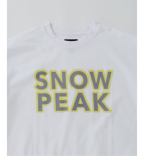 JOURNAL STANDARD relume「《予約》SNOW PEAK / スノーピーク 別注 マルチカラーロゴ プリントTシャツ」|Tシャツ・カットソー|