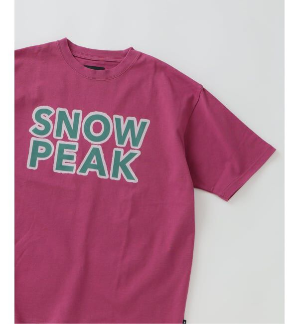 JOURNAL STANDARD relume「《予約》SNOW PEAK / スノーピーク 別注 マルチカラーロゴ プリントTシャツ」|Tシャツ・カットソー|