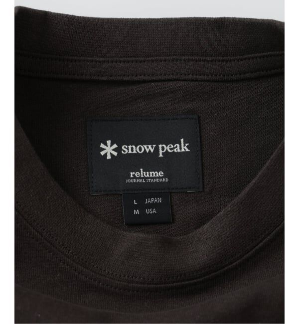 JOURNAL STANDARD relume「《予約》SNOW PEAK / スノーピーク 別注 マルチカラーロゴ プリントTシャツ」|Tシャツ・カットソー|