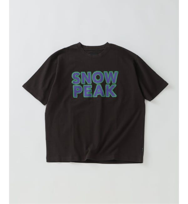 JOURNAL STANDARD relume「《予約》SNOW PEAK / スノーピーク 別注 マルチカラーロゴ プリントTシャツ」|Tシャツ・カットソー|