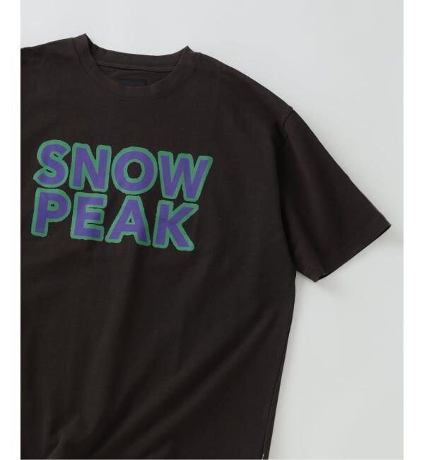 JOURNAL STANDARD relume「《予約》SNOW PEAK / スノーピーク 別注 マルチカラーロゴ プリントTシャツ」|Tシャツ・カットソー|