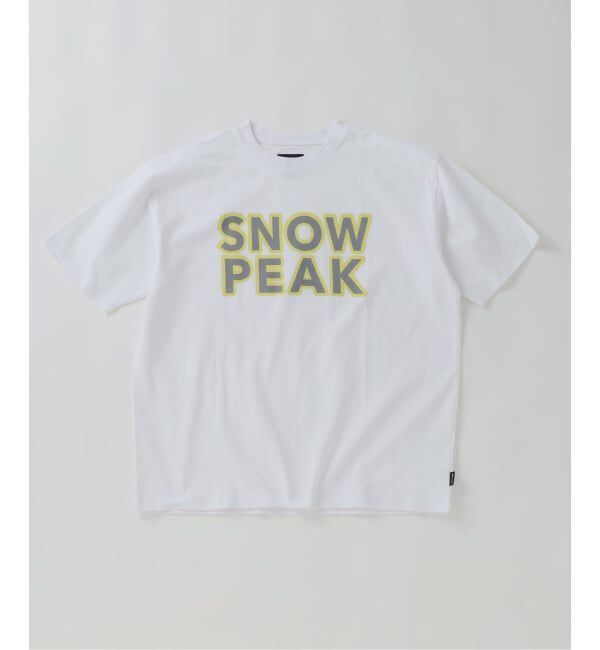 JOURNAL STANDARD relume「《予約》SNOW PEAK / スノーピーク 別注 マルチカラーロゴ プリントTシャツ」|Tシャツ・カットソー|ホワイト
