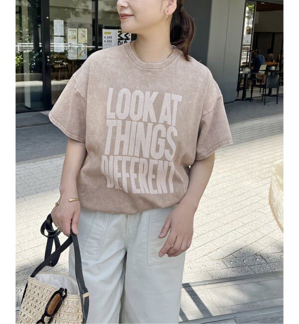 JOURNAL STANDARD「《追加予約2》ラウンドヘムピグメントT」|Tシャツ・カットソー|