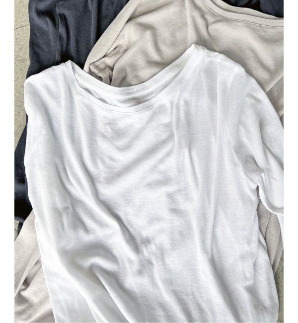 Spick and Span「《追加2》シアーボートネックプルオーバー」|Tシャツ・カットソー|