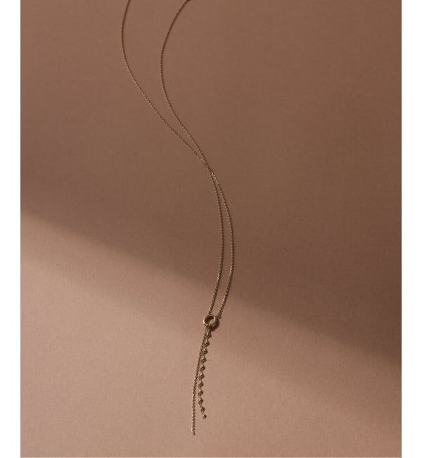 Lilas by Spick&Span「《WEB限定》リング*チェーンネックレス K10」|ネックレス|