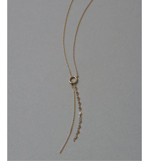 Lilas by Spick&Span「《WEB限定》リング*チェーンネックレス K10」|ネックレス|