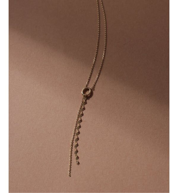 Lilas by Spick&Span「《WEB限定》リング*チェーンネックレス K10」|ネックレス|