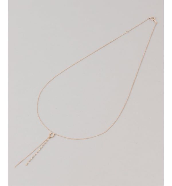 Lilas by Spick&Span「《WEB限定》リング*チェーンネックレス K10」|ネックレス|