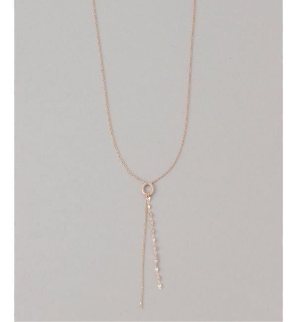 Lilas by Spick&Span「《WEB限定》リング*チェーンネックレス K10」|ネックレス|