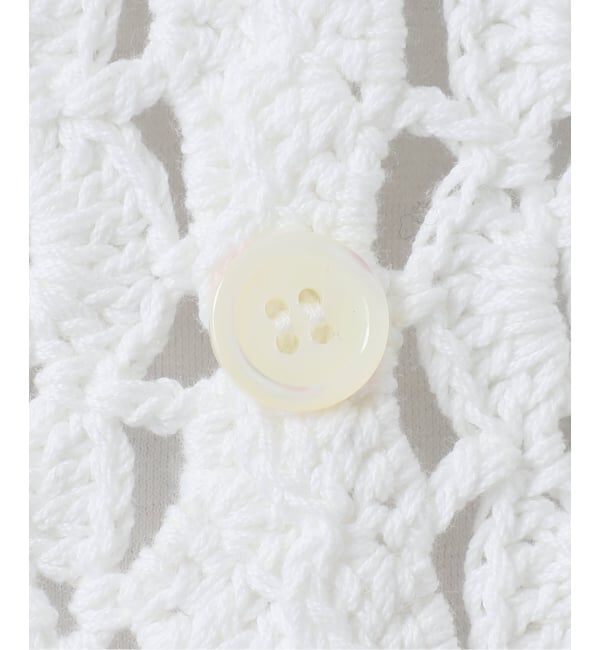 Spick and Span「コットンカギ針 ニットキャミソール」|キャミソール|