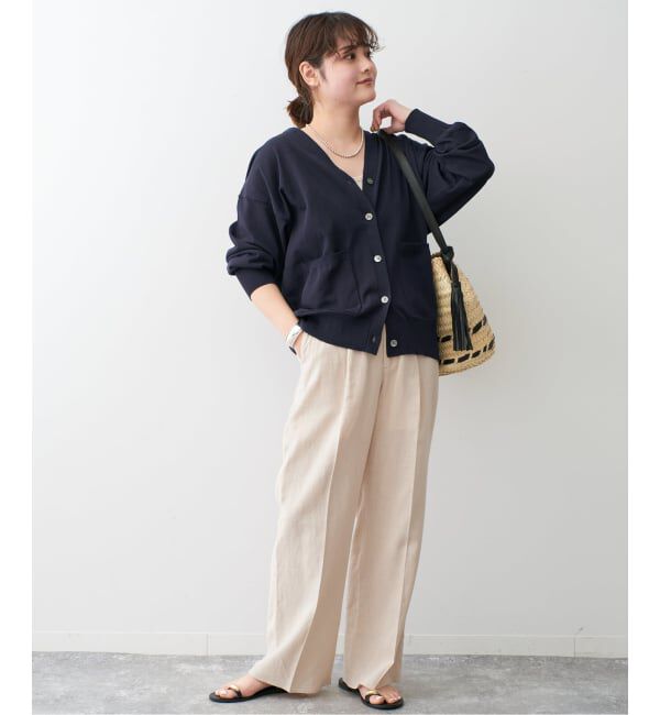 Spick and Span「《追加》コットンハイゲージカーディガン」|カーディガン|