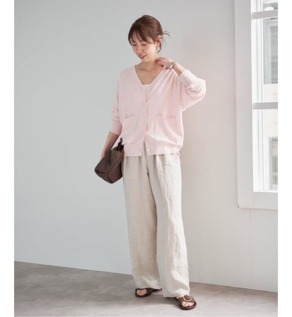 Spick and Span「《追加》コットンハイゲージカーディガン」|カーディガン|