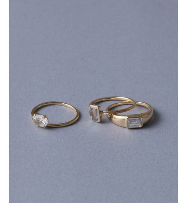 Lilas by Spick&Span「ホワイトトパーズバケットリング K10」|リング|