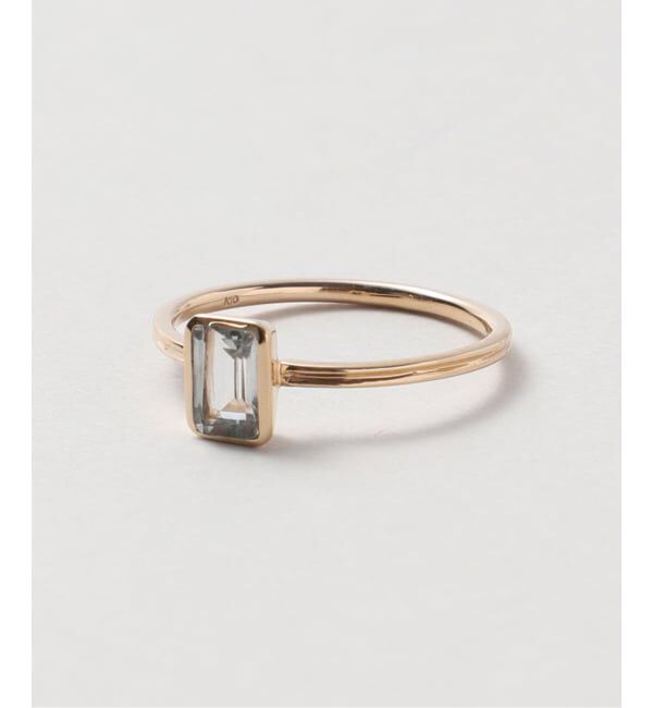 Lilas by Spick&Span「ホワイトトパーズバケットリング K10」|リング|