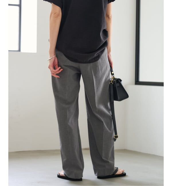 FRAMeWORK「≪追加≫撥水強撚PEバレルパンツ」|スラックス|