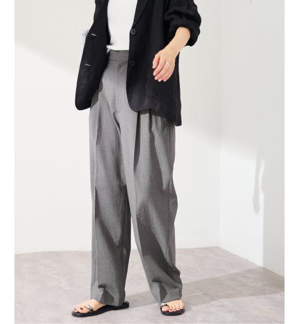 FRAMeWORK「≪追加≫撥水強撚PEバレルパンツ」|スラックス|