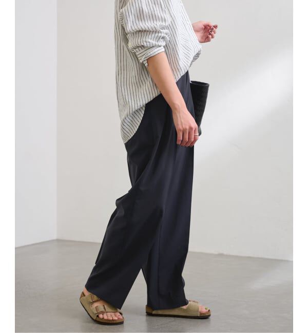 FRAMeWORK「≪追加≫撥水強撚PEバレルパンツ」|スラックス|
