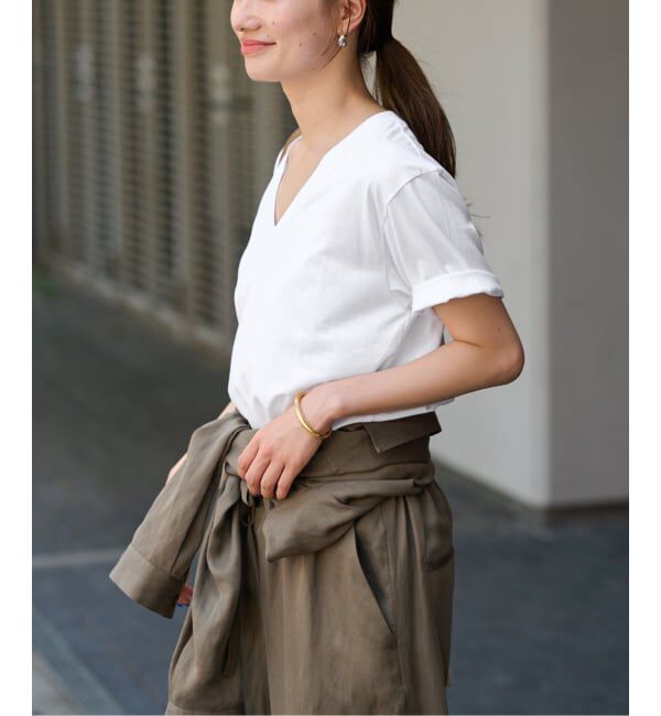 FRAMeWORK「≪追加≫LOEFF/ロエフ 別注 Vネック TEE」|Tシャツ・カットソー|