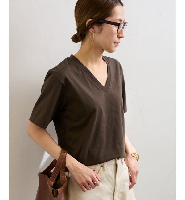 FRAMeWORK「≪追加≫LOEFF/ロエフ 別注 Vネック TEE」|Tシャツ・カットソー|