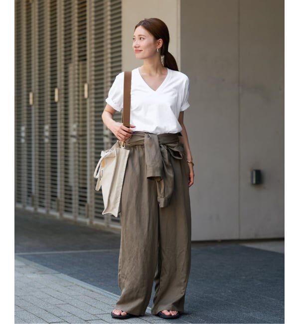 FRAMeWORK「≪追加≫LOEFF/ロエフ 別注 Vネック TEE」|Tシャツ・カットソー|