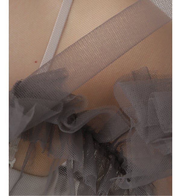  「《追加3》デコラティブチュールトップス」|シャツ・ブラウス|