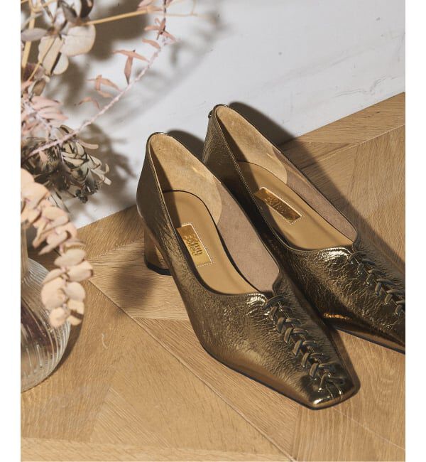 GRISE「《追加》GRISE4cmレザーBRAIDEDパンプス」|パンプス|