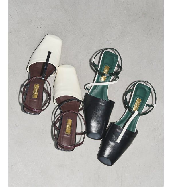 GRISE「GRISE4cmスクエアARTYスリングバック」|パンプス|