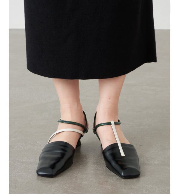 GRISE「GRISE4cmスクエアARTYスリングバック」|パンプス|