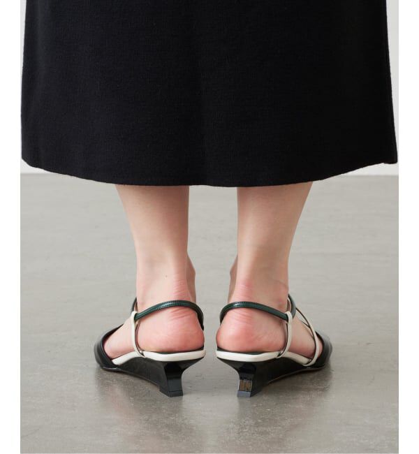 GRISE「GRISE4cmスクエアARTYスリングバック」|パンプス|
