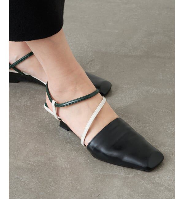 GRISE「GRISE4cmスクエアARTYスリングバック」|パンプス|