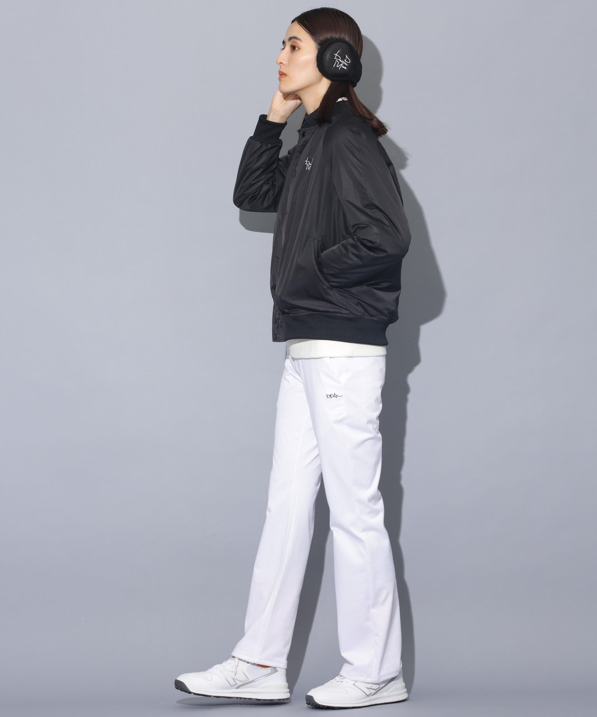 nano･universe「beats per minute/ナイロンサテンスタジャン」|ブルゾン・スタジャン|