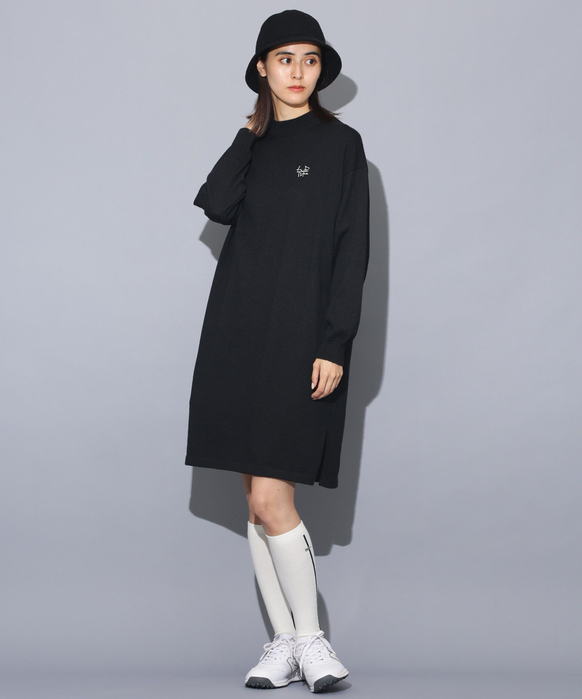 nano･universe「beats per minute/モックネックニットワンピース」|ワンピース|