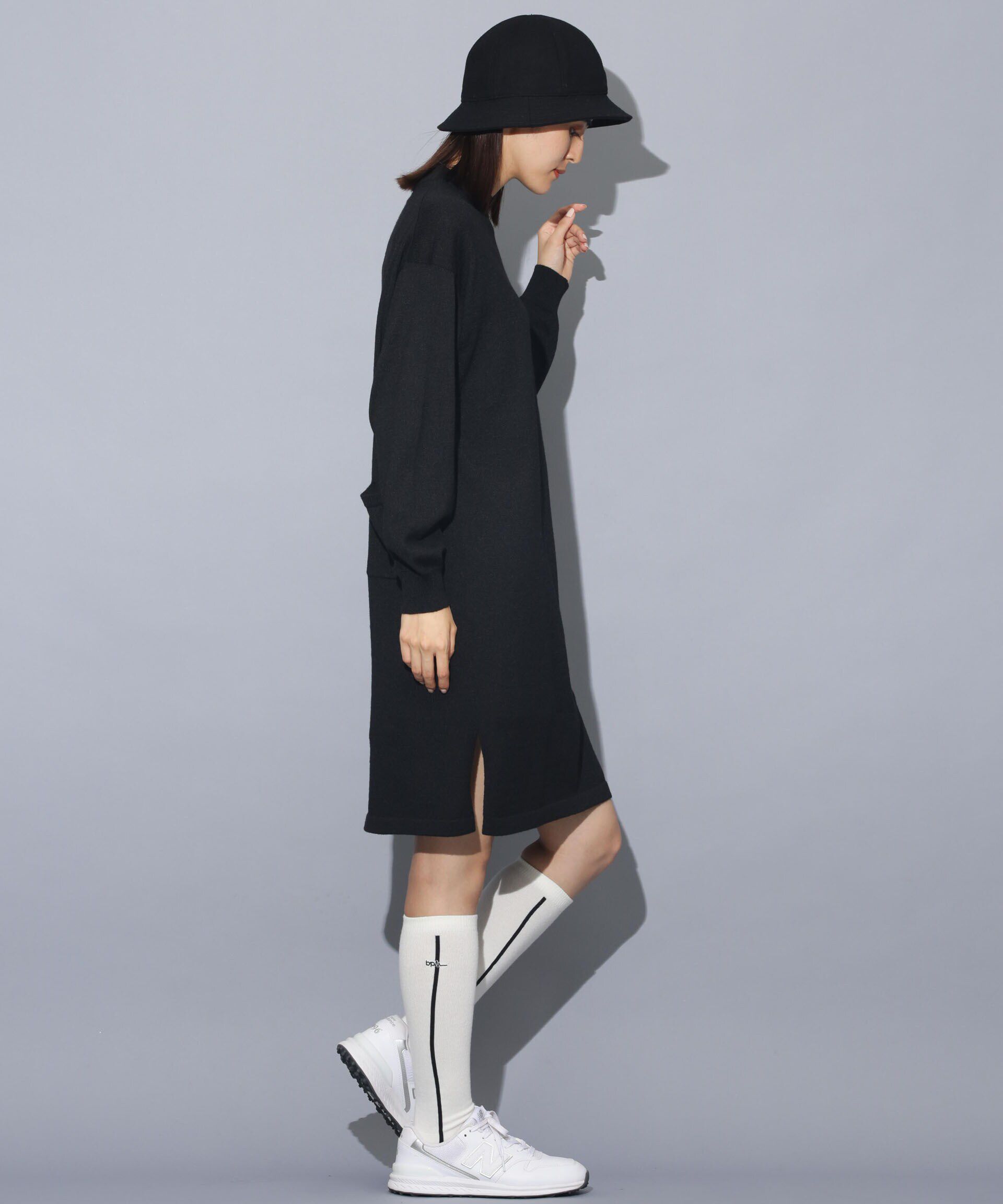 nano･universe「beats per minute/モックネックニットワンピース」|ワンピース|