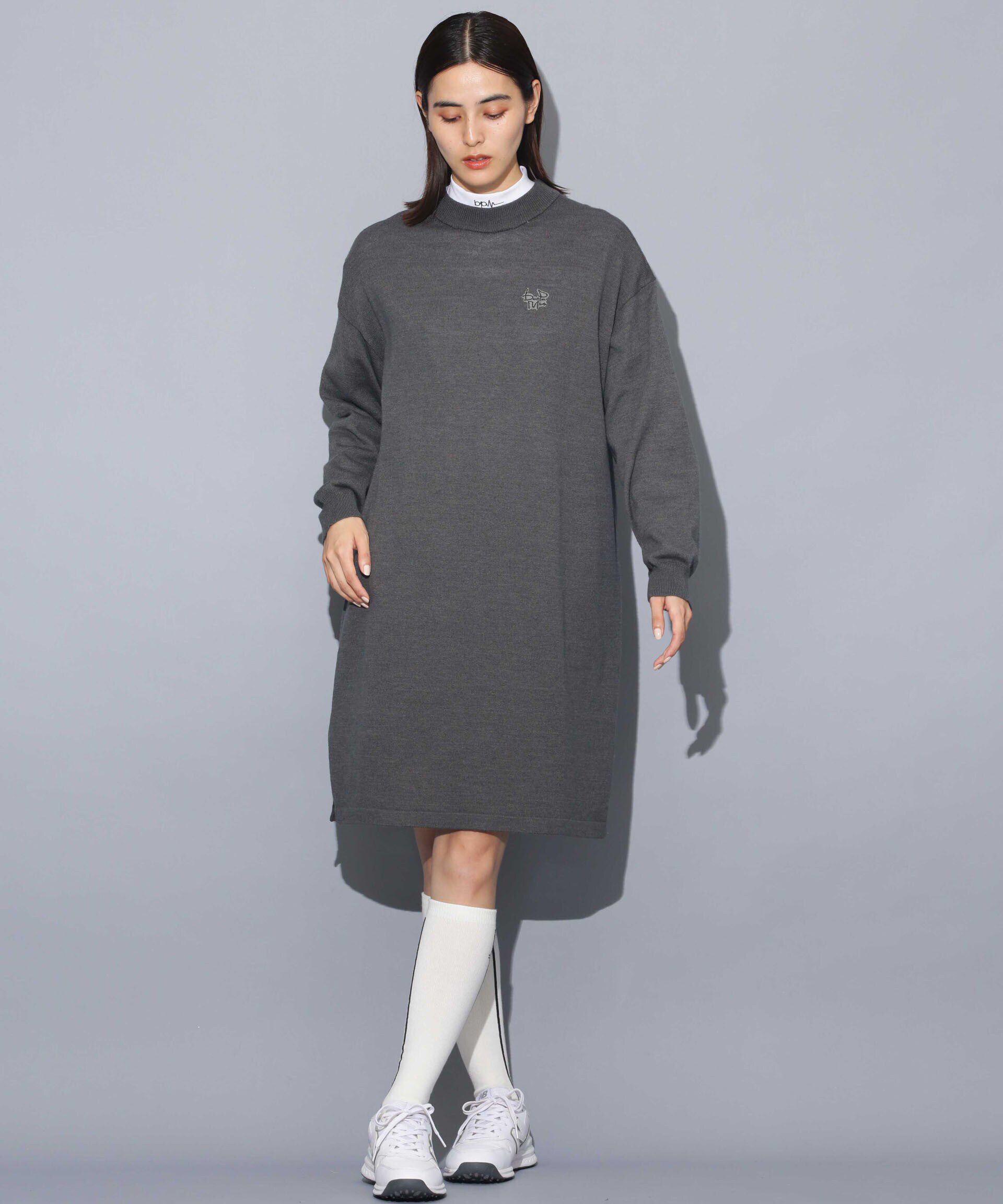 nano･universe「beats per minute/モックネックニットワンピース」|ワンピース|