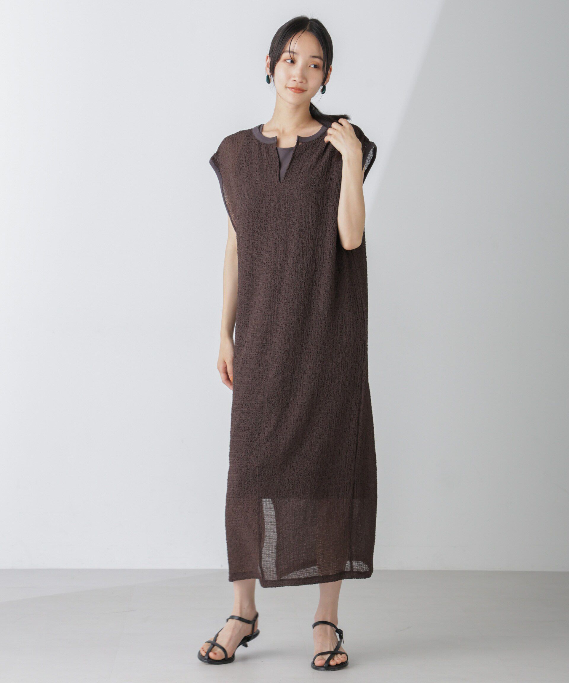 nano･universe「シアーサッカーワンピース」|ワンピース|