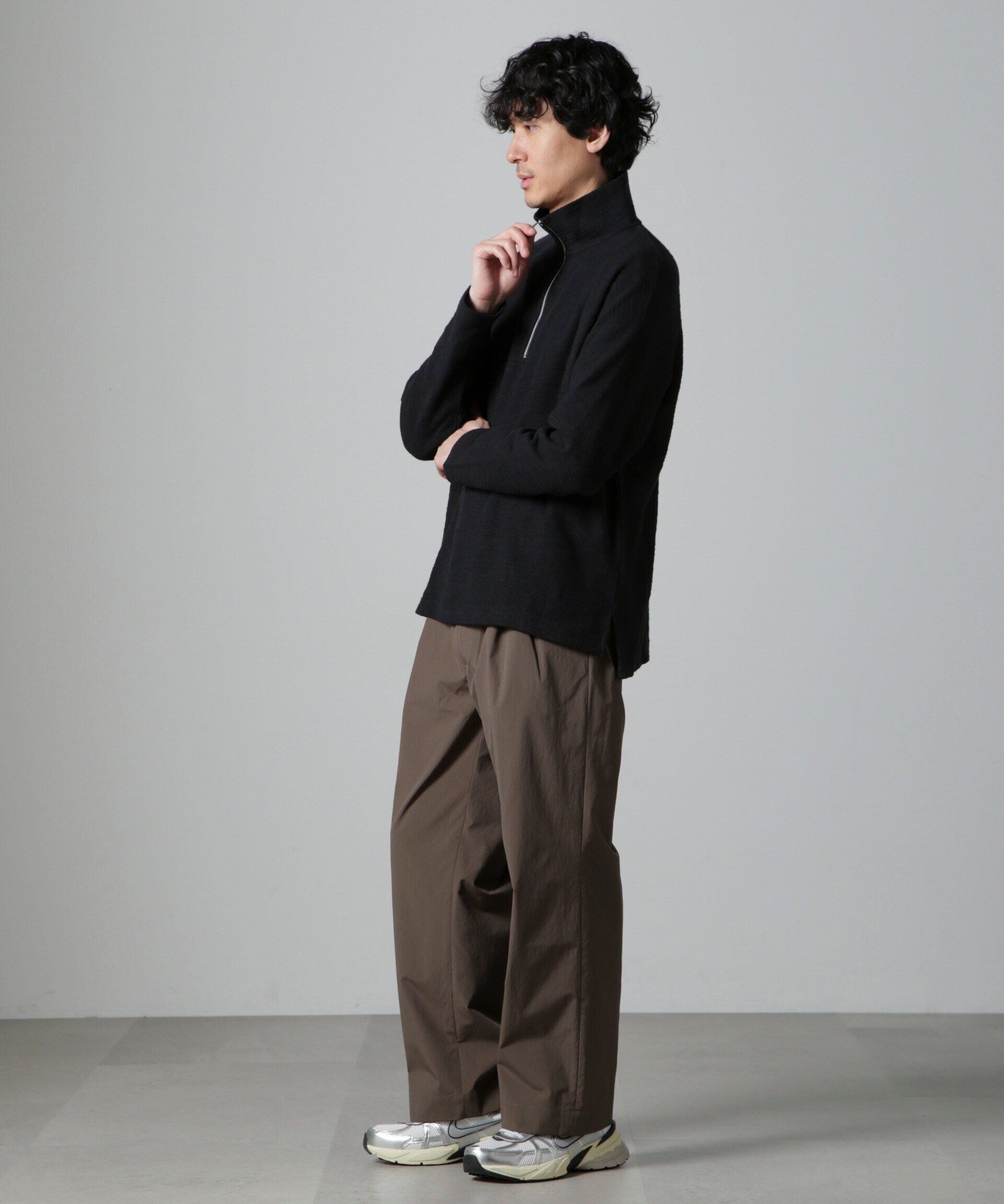 nano･universe「ブークレジャガード ハーフZIP 長袖」|Tシャツ・カットソー|