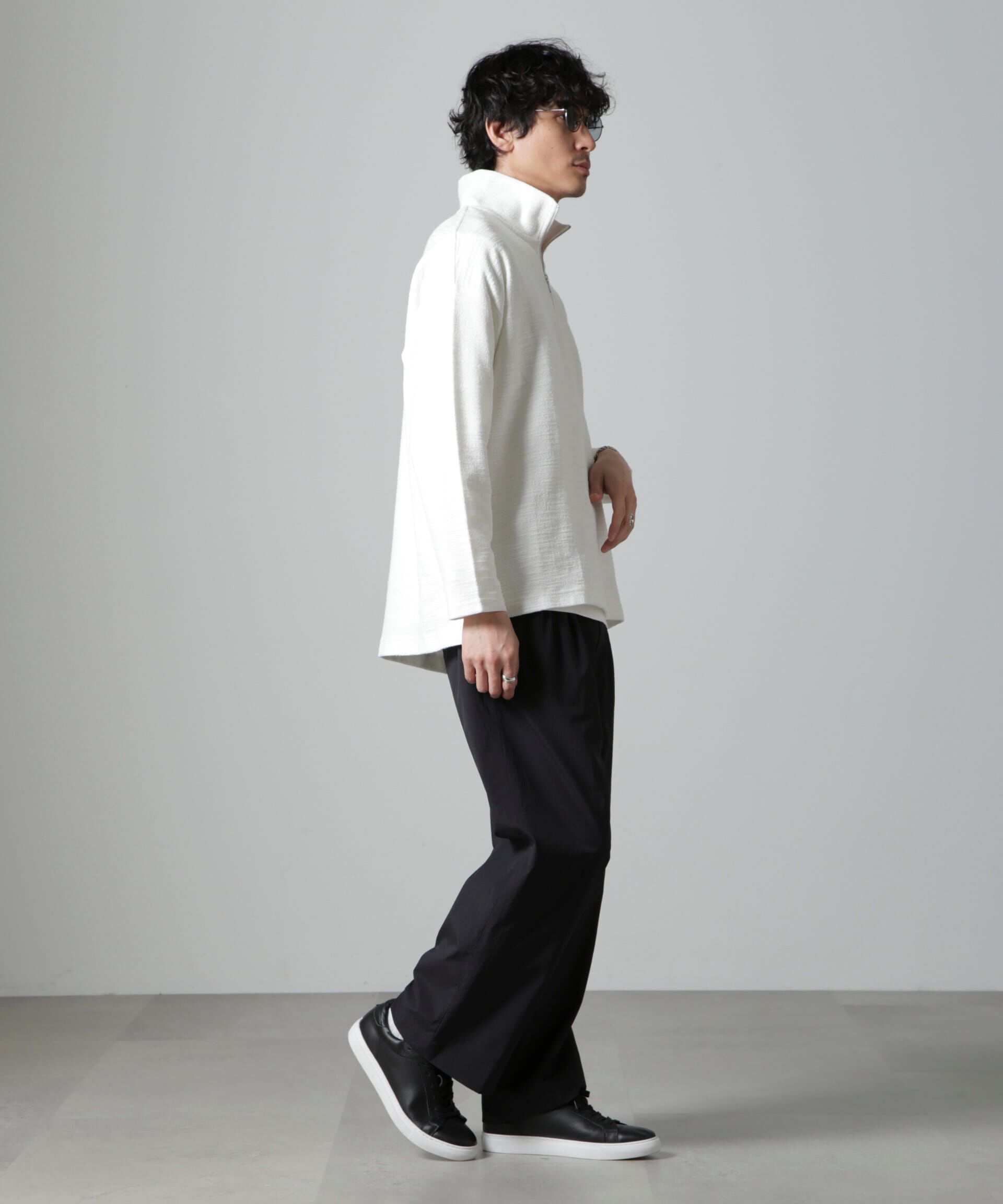 nano･universe「ブークレジャガード ハーフZIP 長袖」|Tシャツ・カットソー|