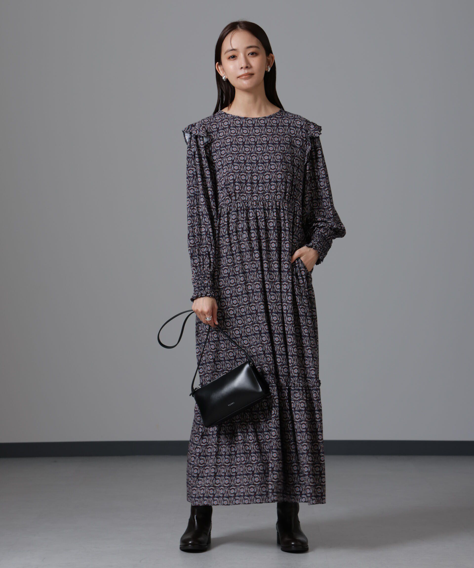 nano･universe「サークルフラワープリントワンピース」|ワンピース|